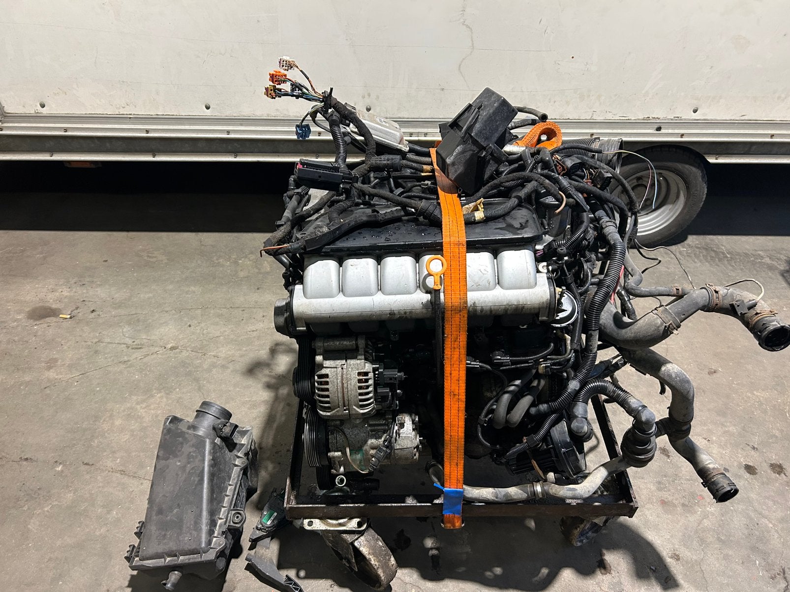 Motorblok 2.8 vr6 AQP 205.722km, Ophalen of Verzenden, Gebruikt, Volkswagen
