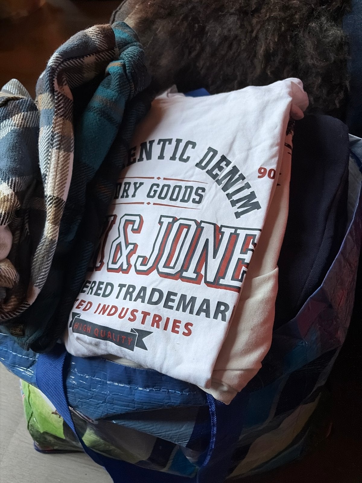 Grote tas jongenskleding maat 176: broeken, hoodies, T-shirt, Ophalen of Verzenden, Gebruikt, Jongen, Setje