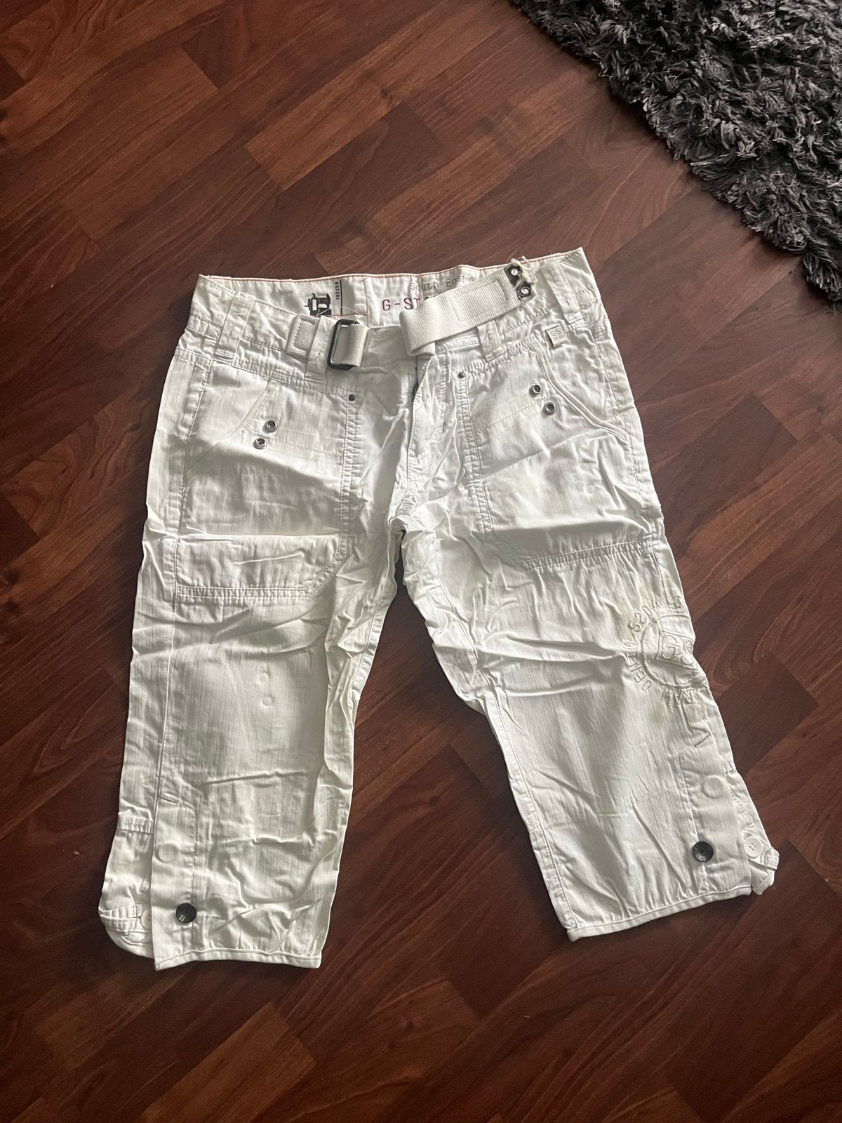 G-Star Raw Capri Broek - Maat M talie 29, Wit, Nieuw, Ophalen of Verzenden, Driekwart