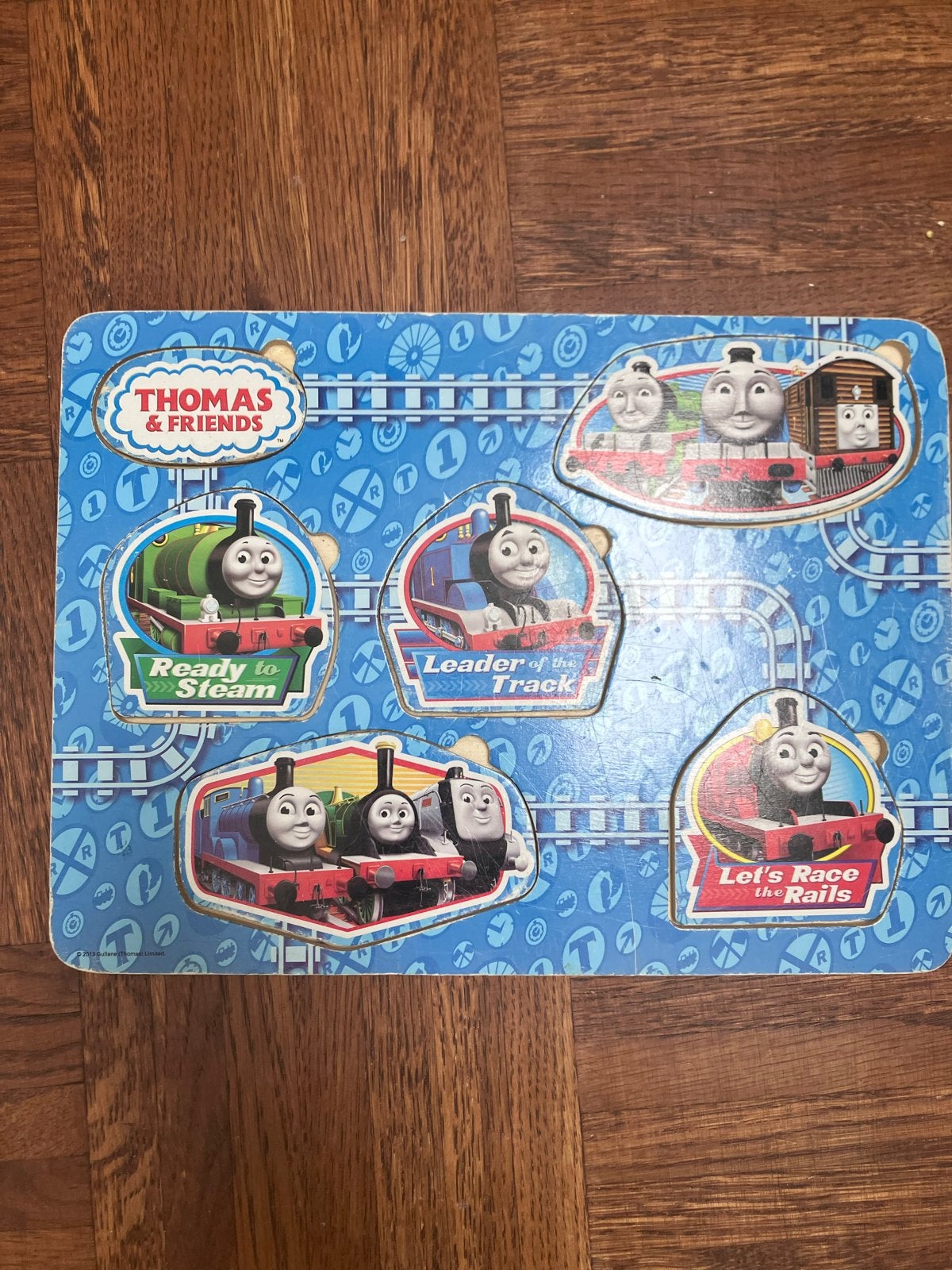 Thomas de Trein Houten Puzzel voor Kinderen, 2 tot 4 jaar, Gebruikt, Ophalen of Verzenden, Van hout