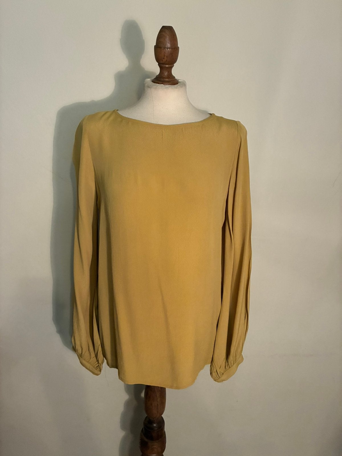 BY-BAR BLOUSE MOSTERD KLEUR GEEL, Verzenden, Zo goed als nieuw, Maat 38/40 (M), Overige kleuren