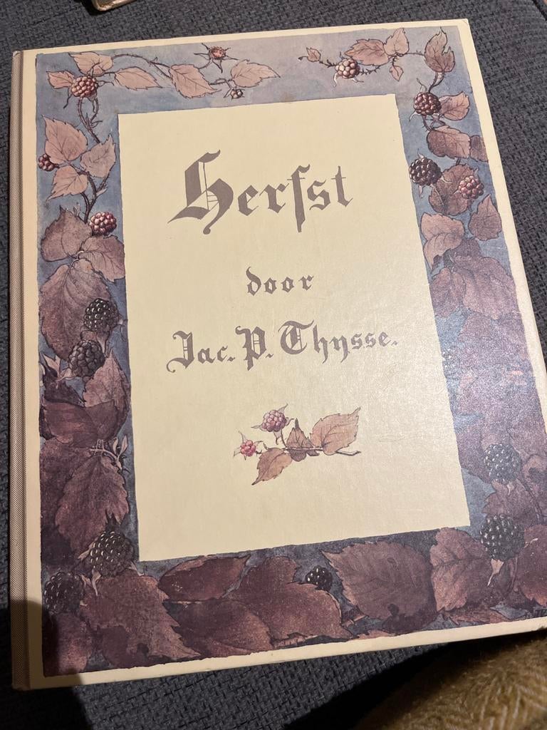 Herfst door Jac. P. Thijsse - Geïllustreerd boek, Ophalen of Verzenden, Gelezen