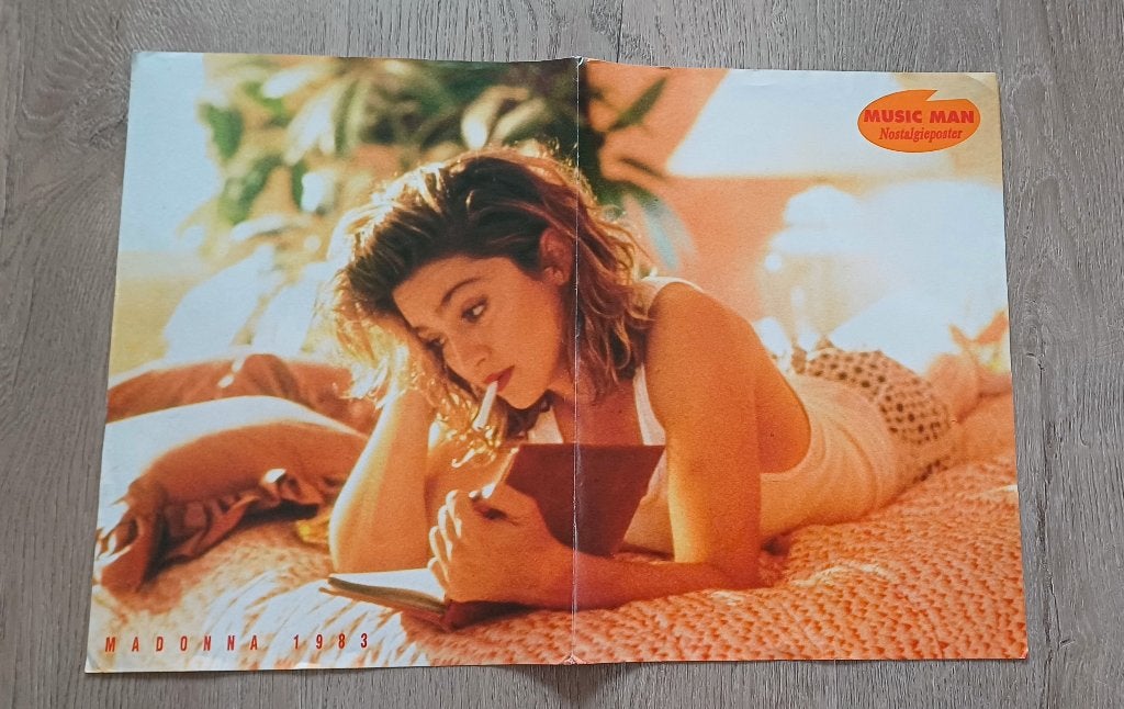 Madonna - poster, Verzamelen, Verzenden, Zo goed als nieuw, A1 t/m A3, Film en Tv