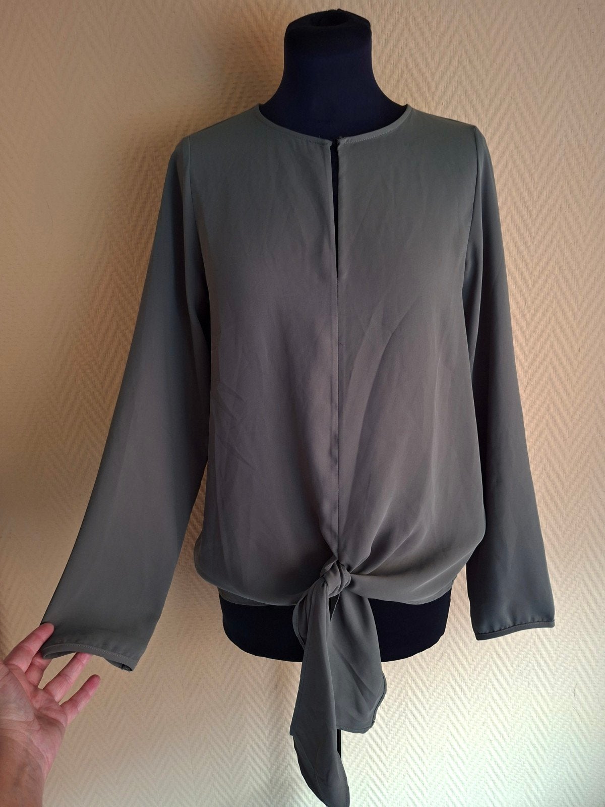 Leuk Groen Blousje van Woman by Earn - Maat 38, Kleding | Dames, Maat 38/40 (M), Ophalen of Verzenden, Zo goed als nieuw, Groen