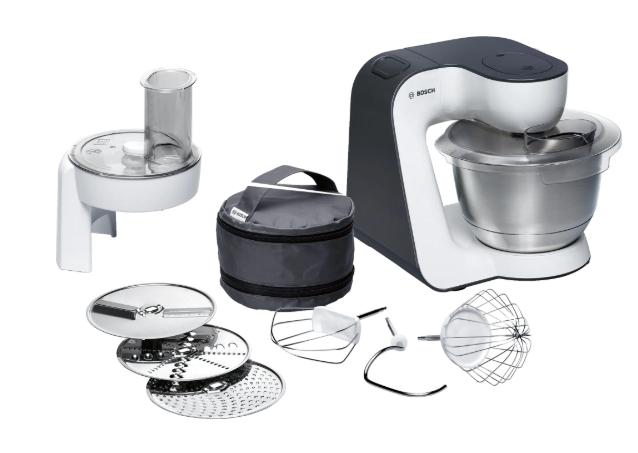 Bosch Keukenmachine echt als nieuw en helemaal compleet!, Ophalen of Verzenden, Zo goed als nieuw, Vaatwasserbestendig, 3 snelheden of meer
