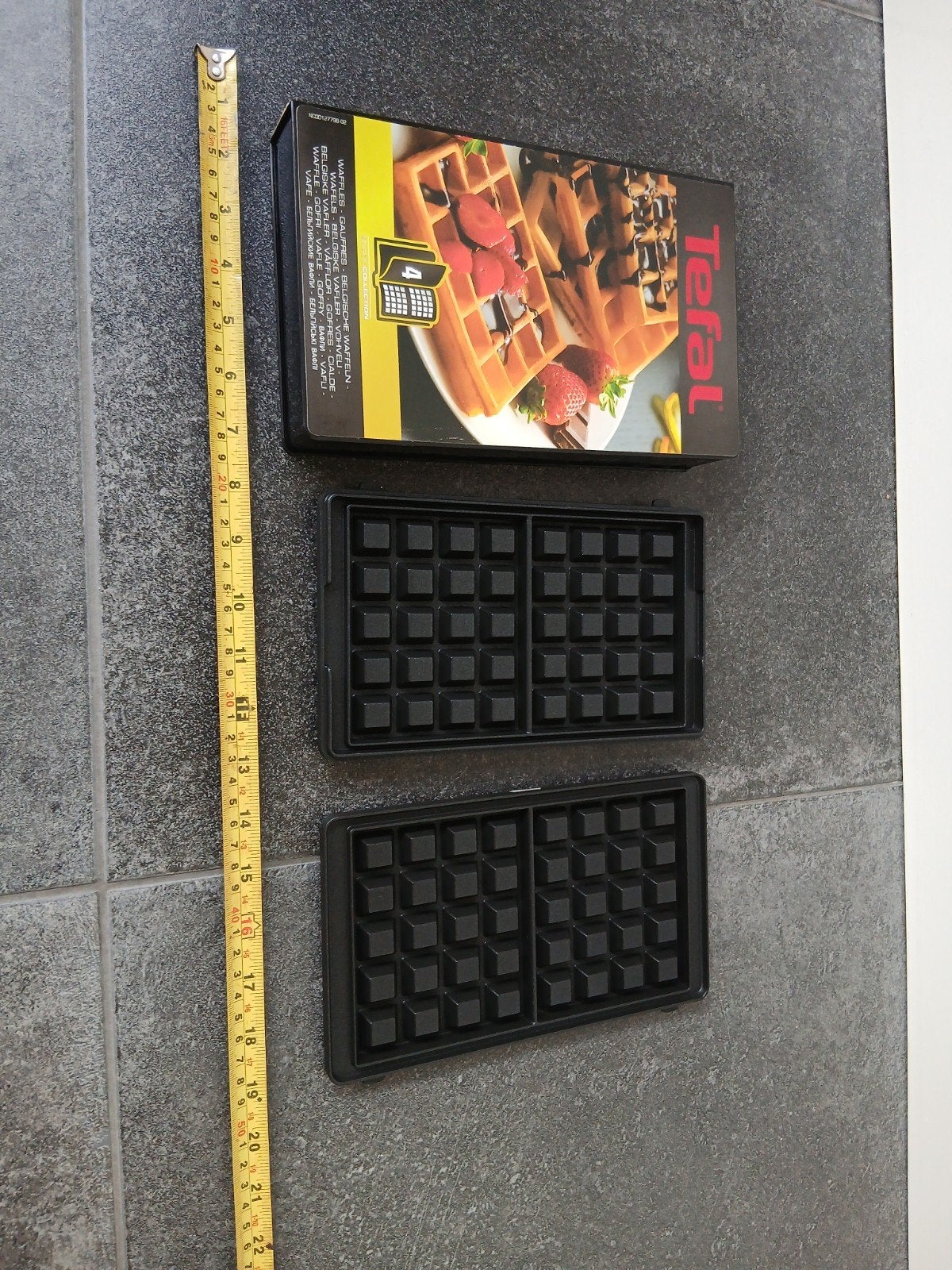 Tefal wafelijzer platen Snack Collection NR 4, Witgoed en Apparatuur, Ophalen, Uitneembare platen, Zo goed als nieuw