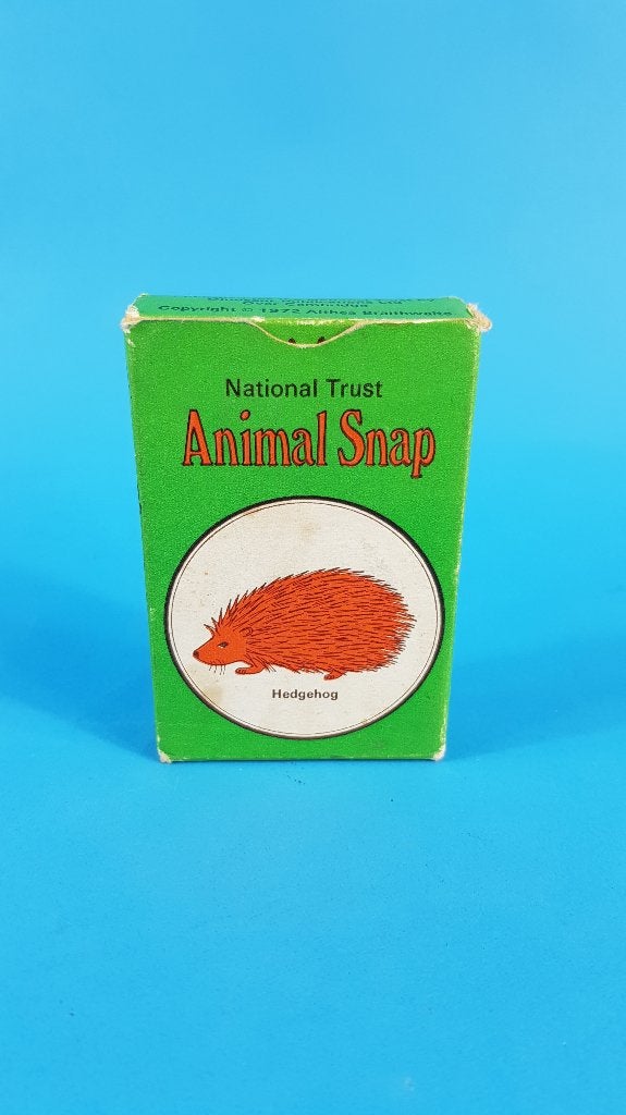 Animal Snap, vintage kaartspel National Trust, 1972, 6B11, Tweedehands verkoop, Tweedehands verkoop, Gebruikt, Ophalen of Verzenden
