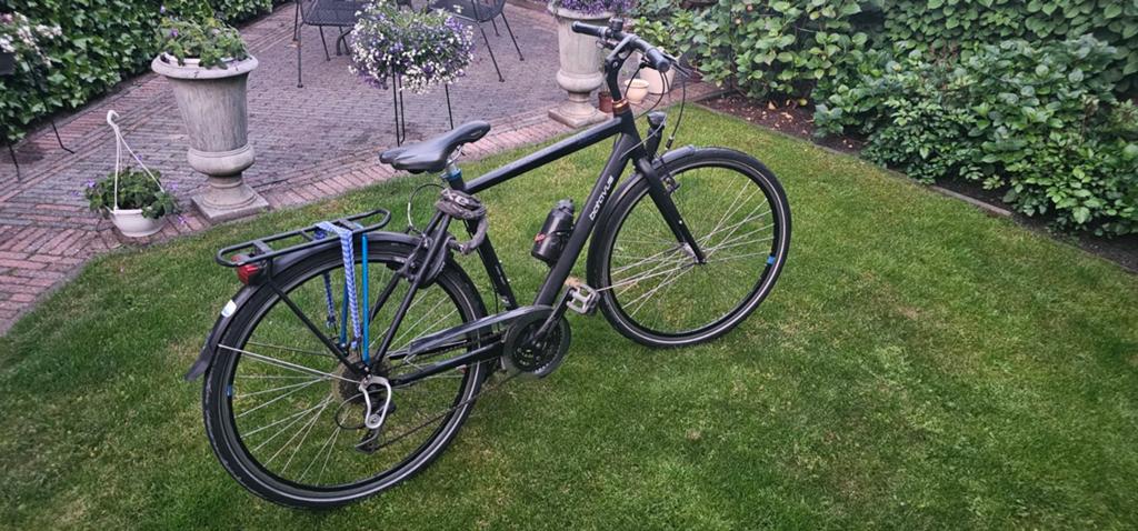 Batavus fiets met versnellingen en bagagedrager, Fietsen en Brommers, Fietsen | Heren | Herenfietsen, Ophalen, Gebruikt, Velgrem