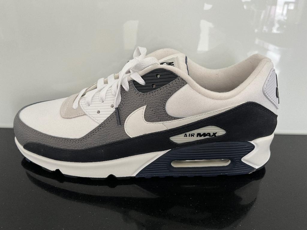 Nike AIR MAX 90 - Maat 49.5 / Sneakers laag /white/obsidian, Kleding | Heren, Schoenen, Wit, Nike, Nieuw, Ophalen of Verzenden