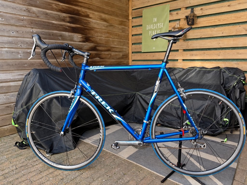 Trek racefiets 63 cm | Shimano 105 | nieuwe ketting & banden, 28 inch, Gebruikt, Aluminium, 61 tot 65 cm