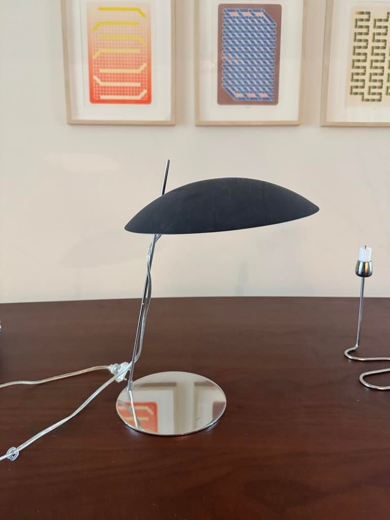 Design Schotel Lamp - Stijlvolle Tafellamp, Ophalen, Zo goed als nieuw, Metaal, Minder dan 50 cm