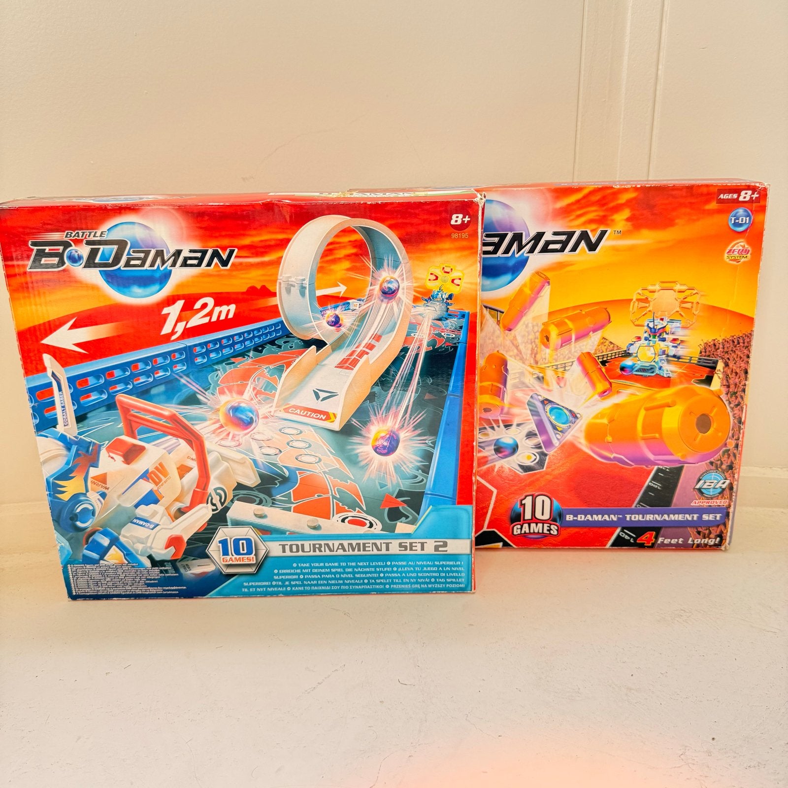 B-Daman Tournament Set 1 & 2 in Doos Hasbro 2005 Lot Bundel, Ophalen of Verzenden, Zo goed als nieuw, Jongen of Meisje