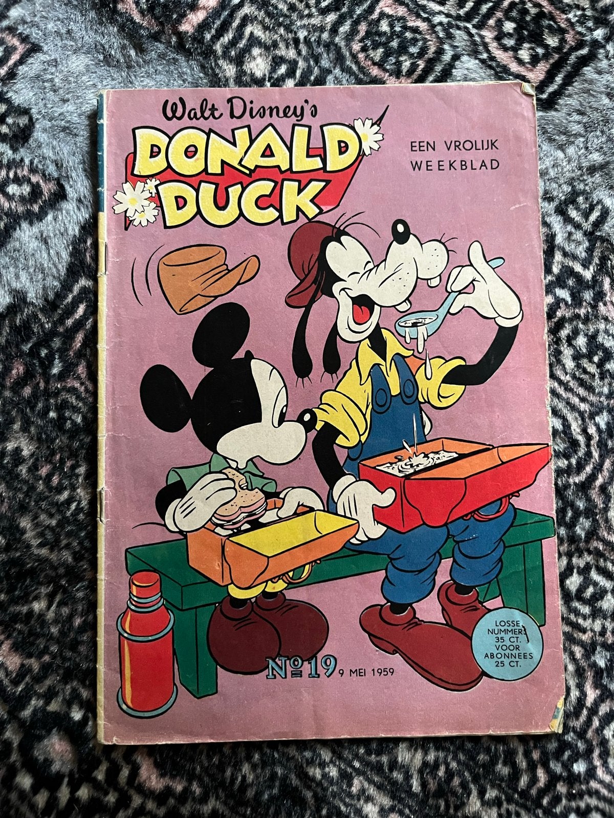 Donald Duck Weekblad - Nr. 19, 9 Mei 1959, Eén stripboek, Ophalen, Gelezen