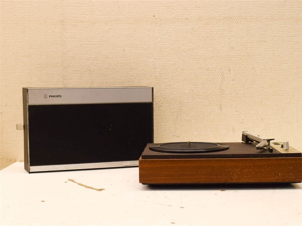 Philips 633 draagbare platenspeler 51645, Ophalen of Verzenden, Gebruikt, Thorens