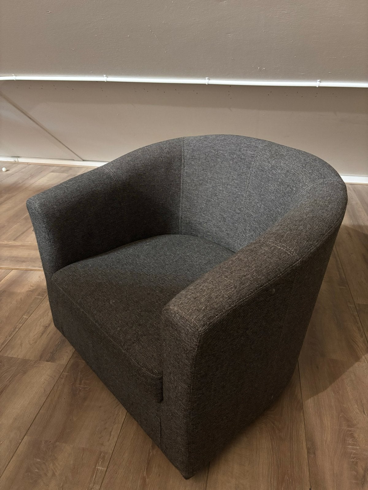 Comfortabele grijze fauteuil - Zo goed als nieuw, Ophalen, Zo goed als nieuw, Eén, Stof