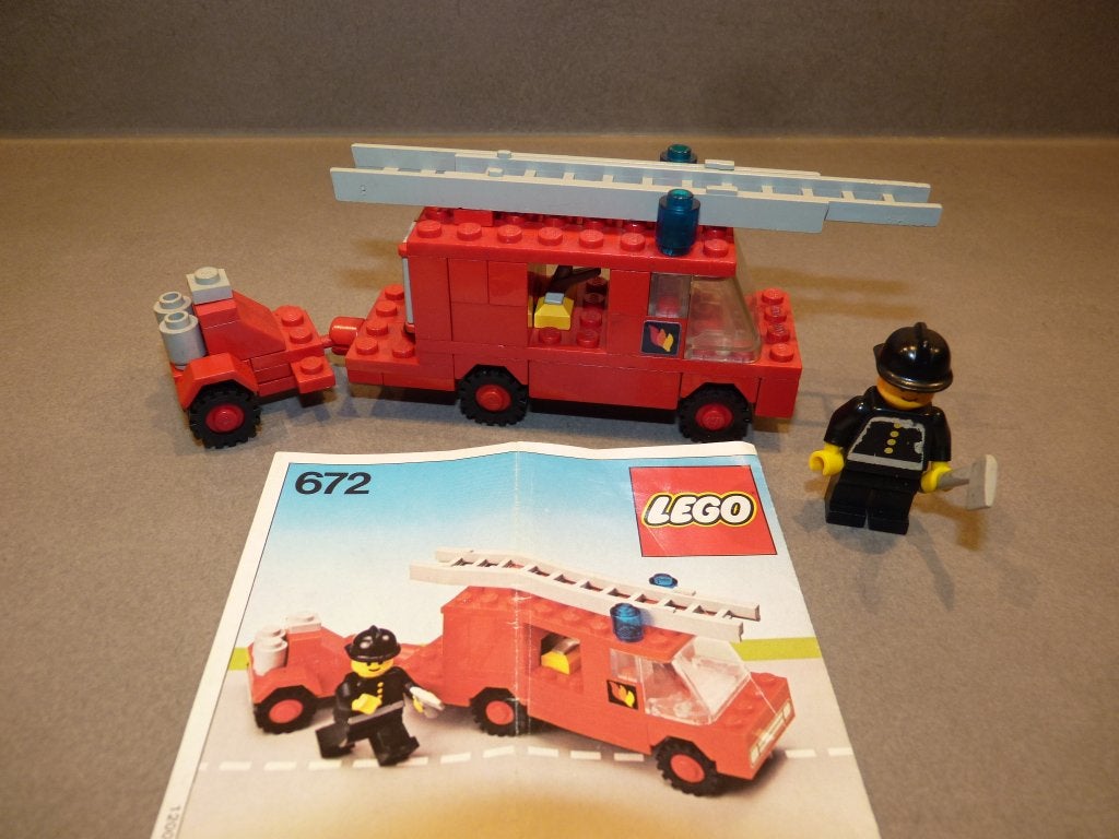 Lego setjes 625, 671 en 672, Gebruikt, Compleet, Lego, Ophalen of Verzenden