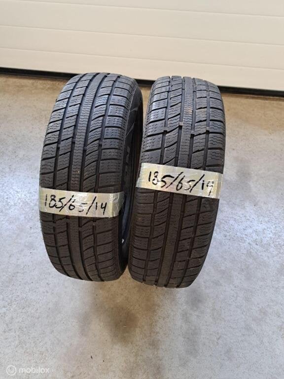 2 x 185/65/14 Hifly All seasons banden, Auto-onderdelen, Banden en Velgen, Ophalen, 14 inch, Gebruikt, 185 mm