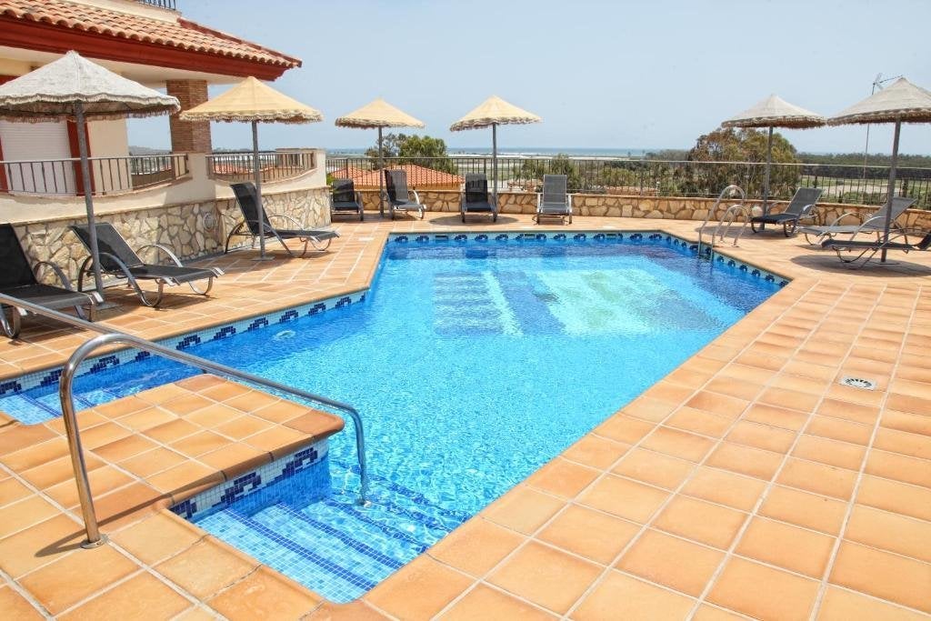 Penthouse met zeezicht in Residential Mirador del Mar, 5 personen, Dorp, 2 slaapkamers, Wasmachine