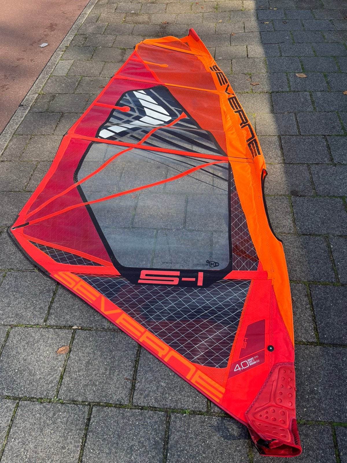 Severne 2020 S-1 wave sails 4,0-4,4-4,8, Watersport en Boten, Ophalen, Gebruikt, 3.5 tot 5 m², Severne
