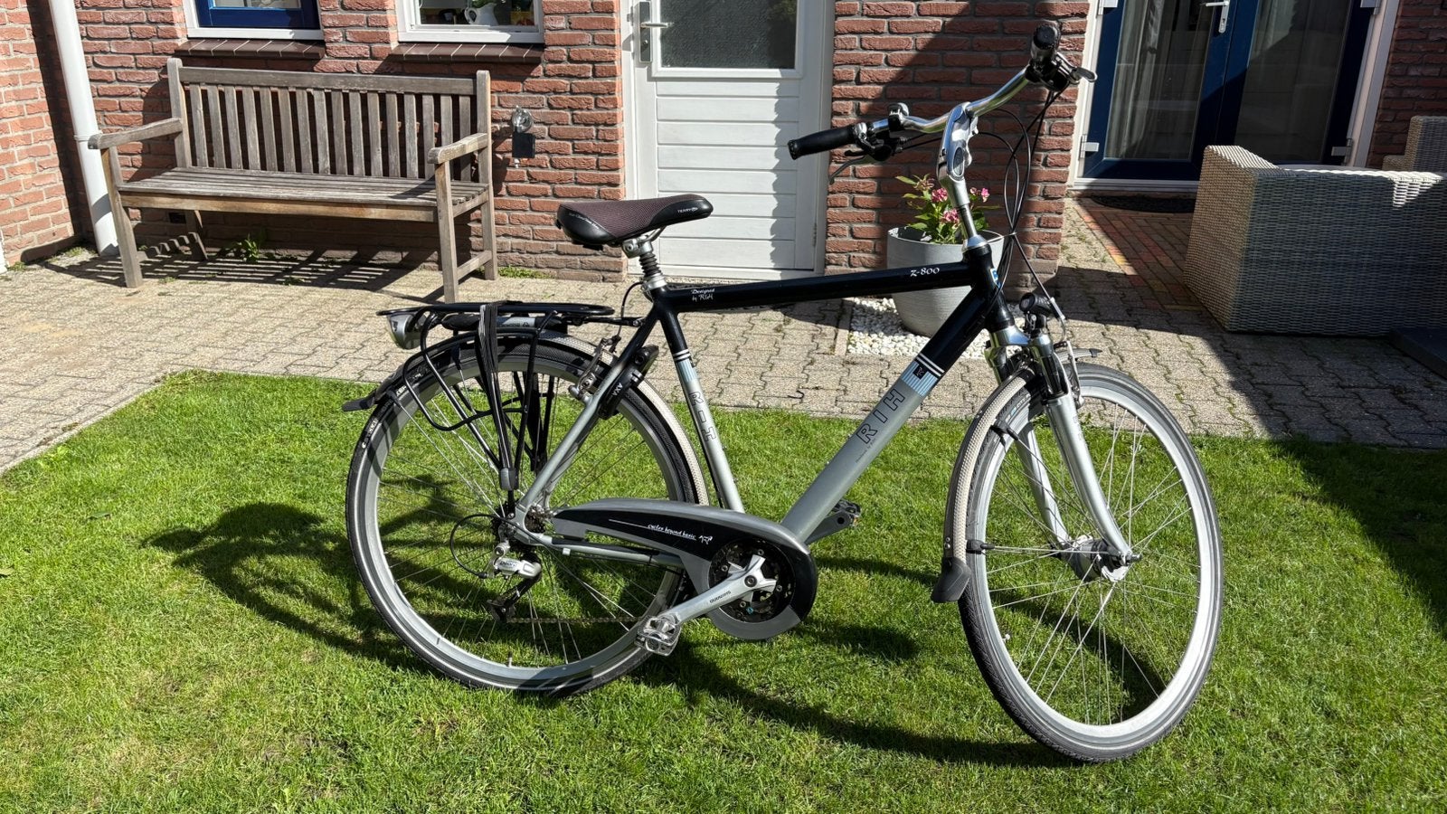 RIH Z-800 herenfiets 56 cm – Shimano Deore 27 versnellingen, Fietsen en Brommers, Gebruikt, Velgrem, Versnellingen, 53 tot 57 cm