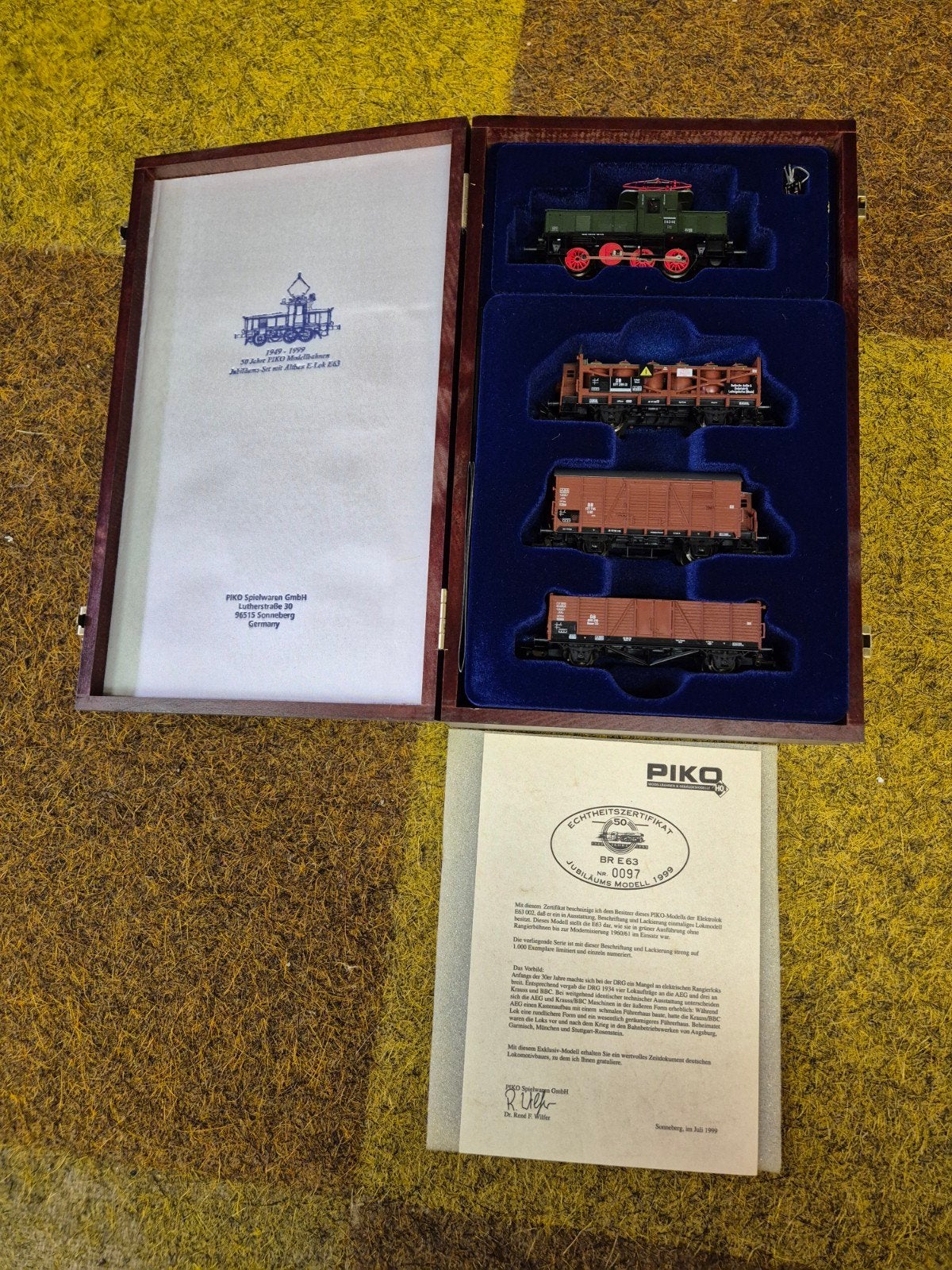 Piko 58103 Jubileums set 1999 H0, Hobby en Vrije tijd, Ophalen of Verzenden, Nieuw, Treinset, Piko