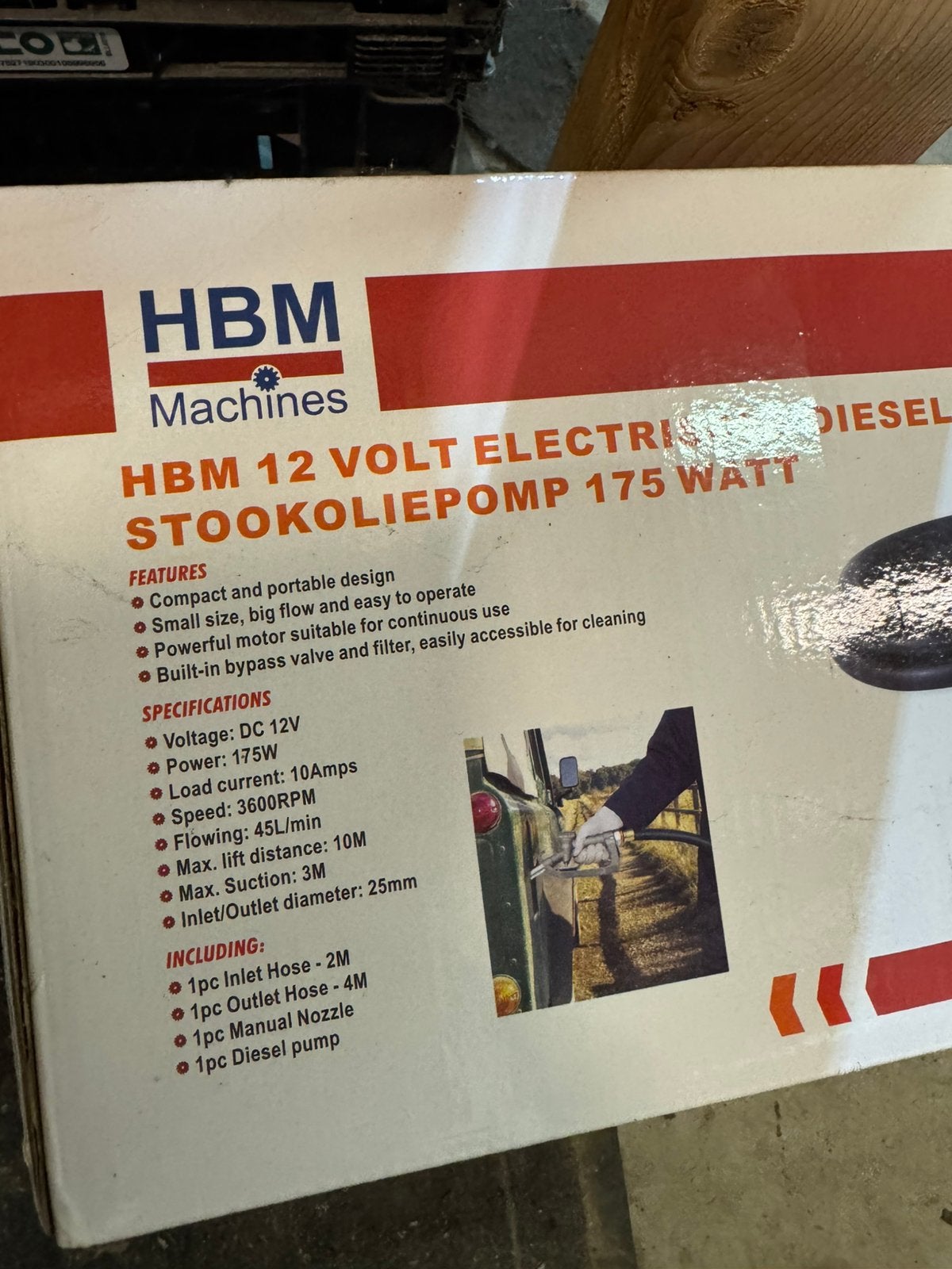 Hbm 12 volt dieselpomp, Doe-het-zelf en Verbouw, Ophalen of Verzenden, Zo goed als nieuw, Overige typen
