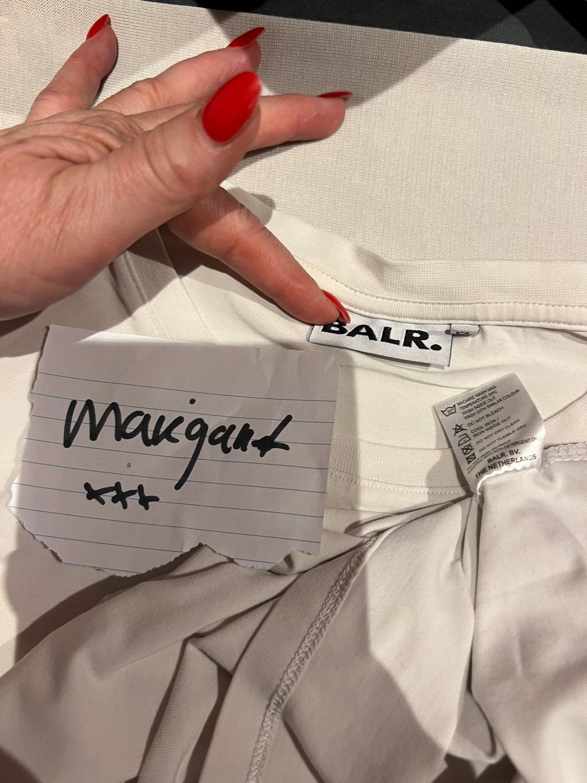 BALR dhirt maat L origineel zgan, Maat 52/54 (L), Wit, G, Ophalen of Verzenden