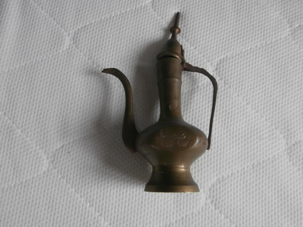 koper kannetje kruikje kan vaasje kopere Arabische schenkkan, Ophalen of Verzenden, Koper