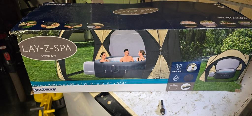 Lay-Z-Spa Xtras koepeltent, Ophalen