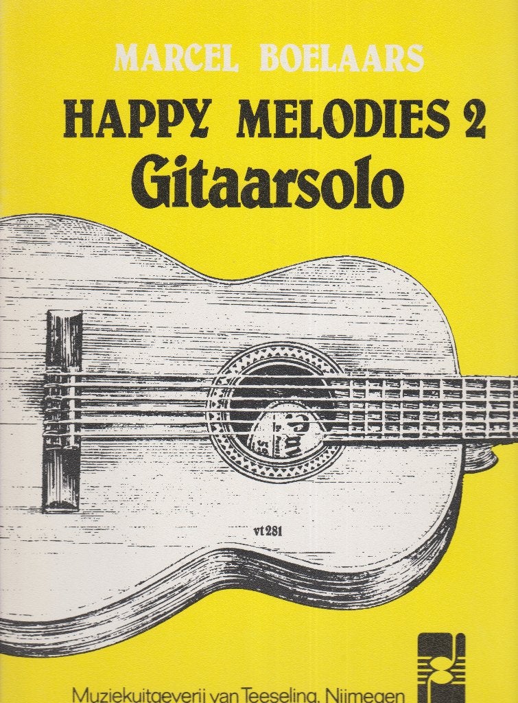MARCEL BOELAARDS - HAPPY MELODIES 2 - GITAARSOLO, Ophalen of Verzenden, Gebruikt, Artiest of Componist, Populair