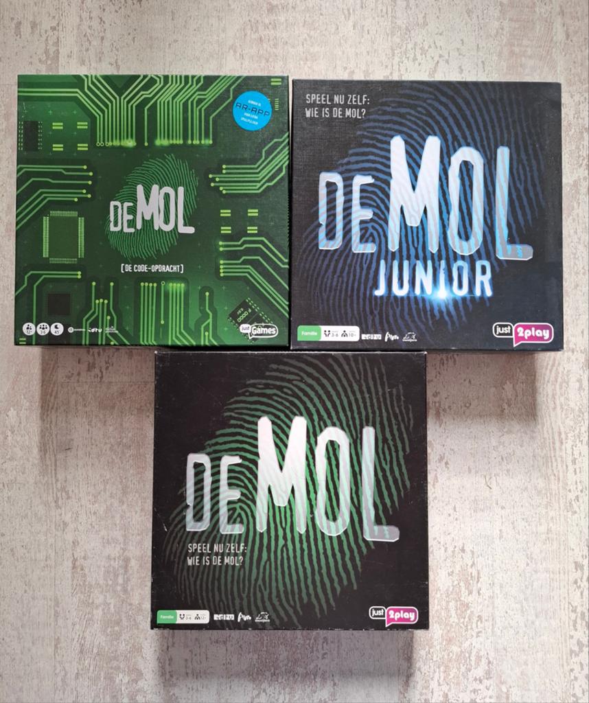 Wie is de MOL gewoon en junior spel bordspel, Hobby en Vrije tijd, Gezelschapsspellen | Bordspellen, Vijf spelers of meer, Ophalen of Verzenden