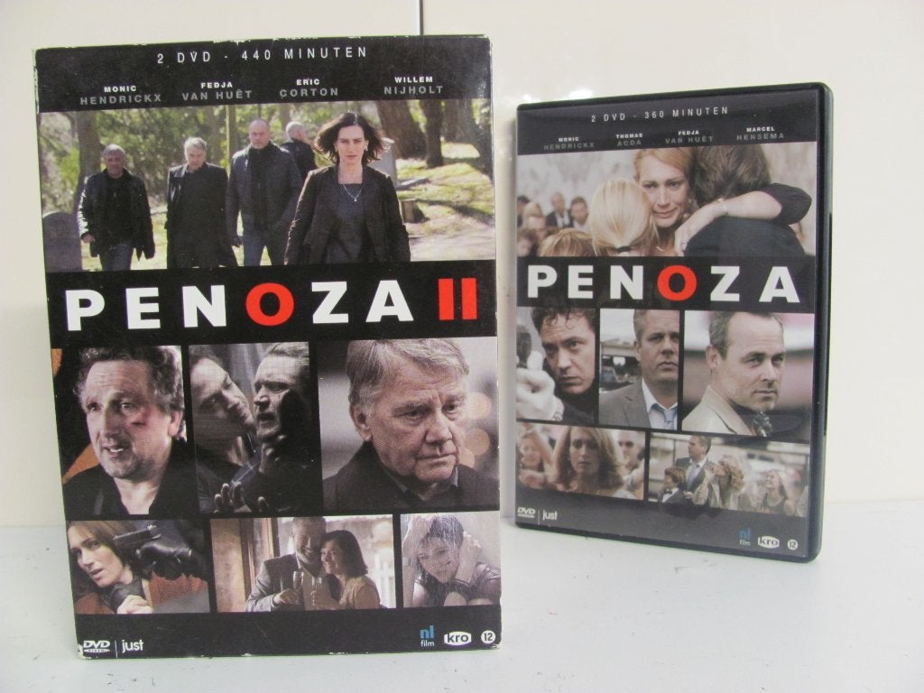 2 x dvdset box penoza deel 1 en deel 2, Zo goed als nieuw, Vanaf 12 jaar, Drama, Breedbeeld