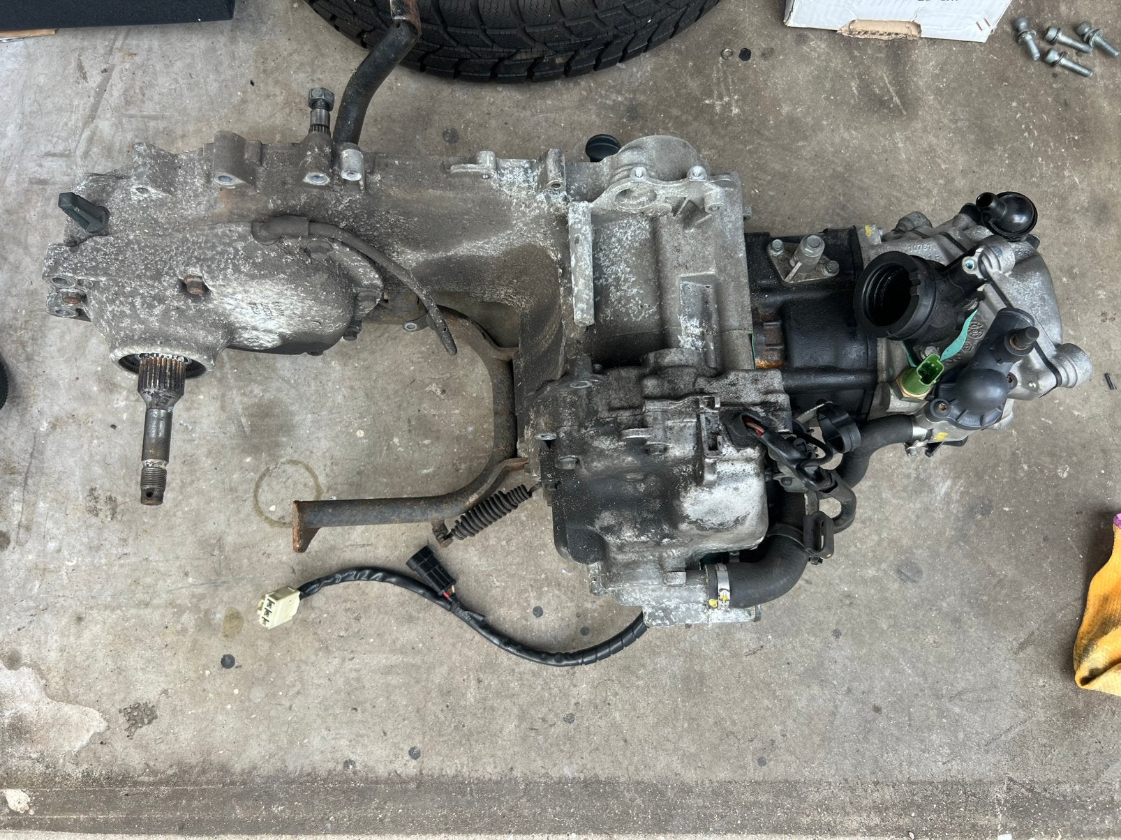 Motorblok carters cilinder Vespa GTS 300 voor onderdelen, Ophalen, GTS, Gebruikt, Vespa