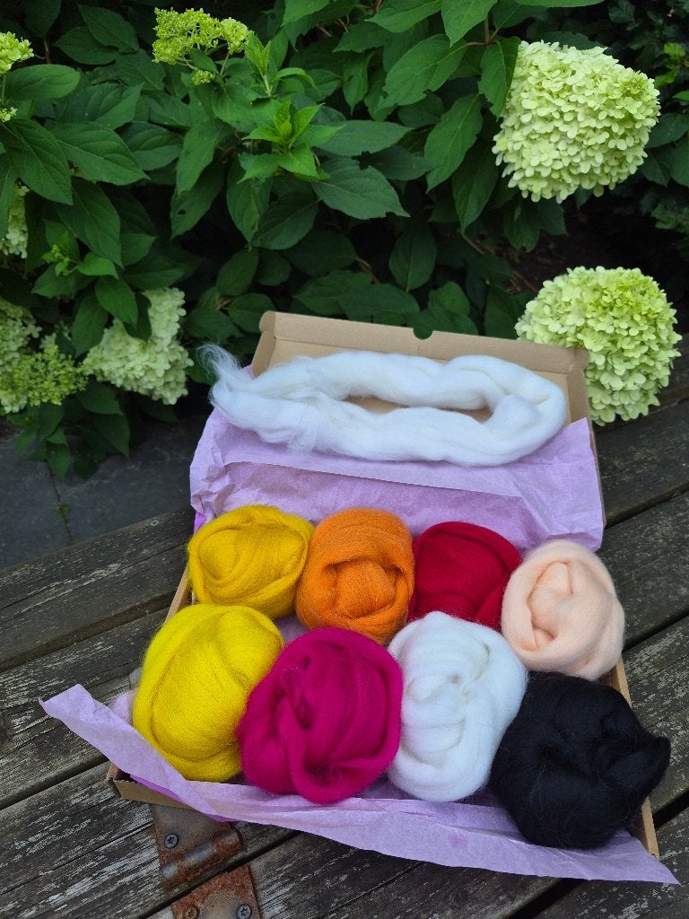 Lontwol ( merino), Hobby en Vrije tijd, Vilt, Ophalen of Verzenden, Nieuw, Los Vilt, Wolvilt