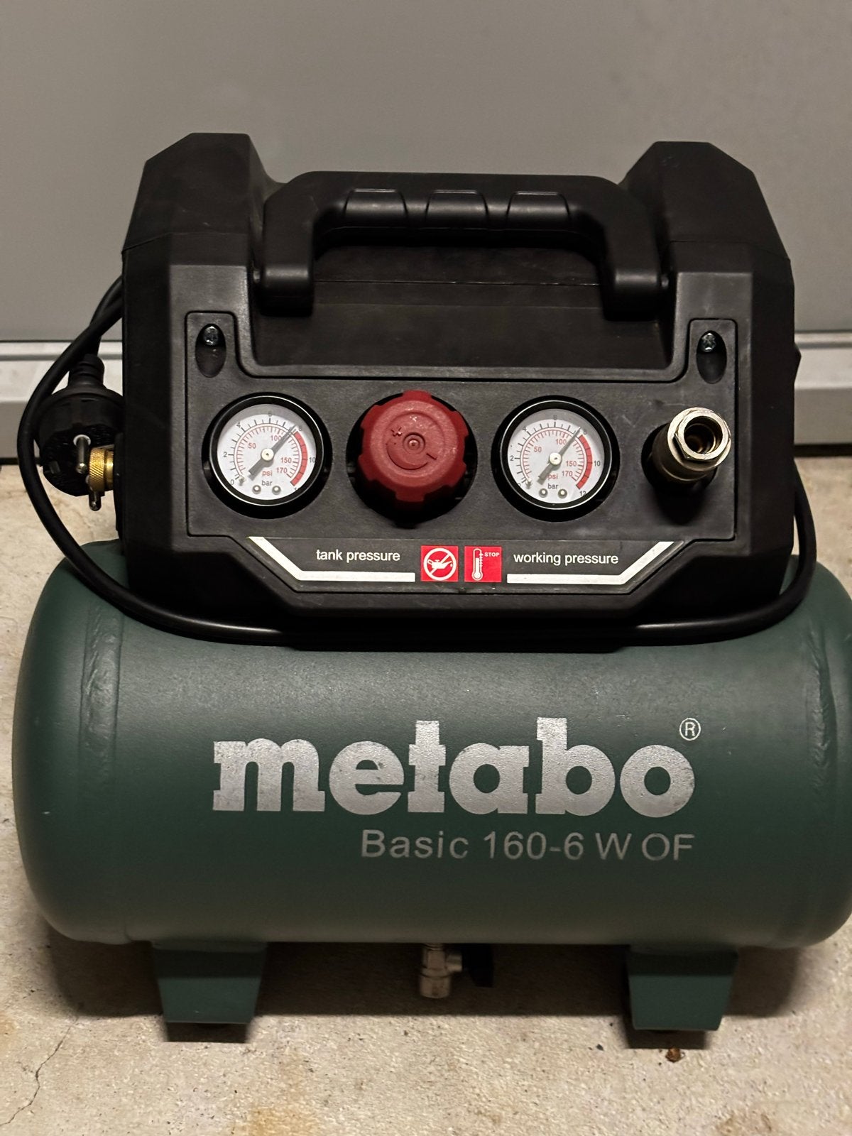 Metabo Basic 160-6 W OF Compressor, Ophalen, Zo goed als nieuw