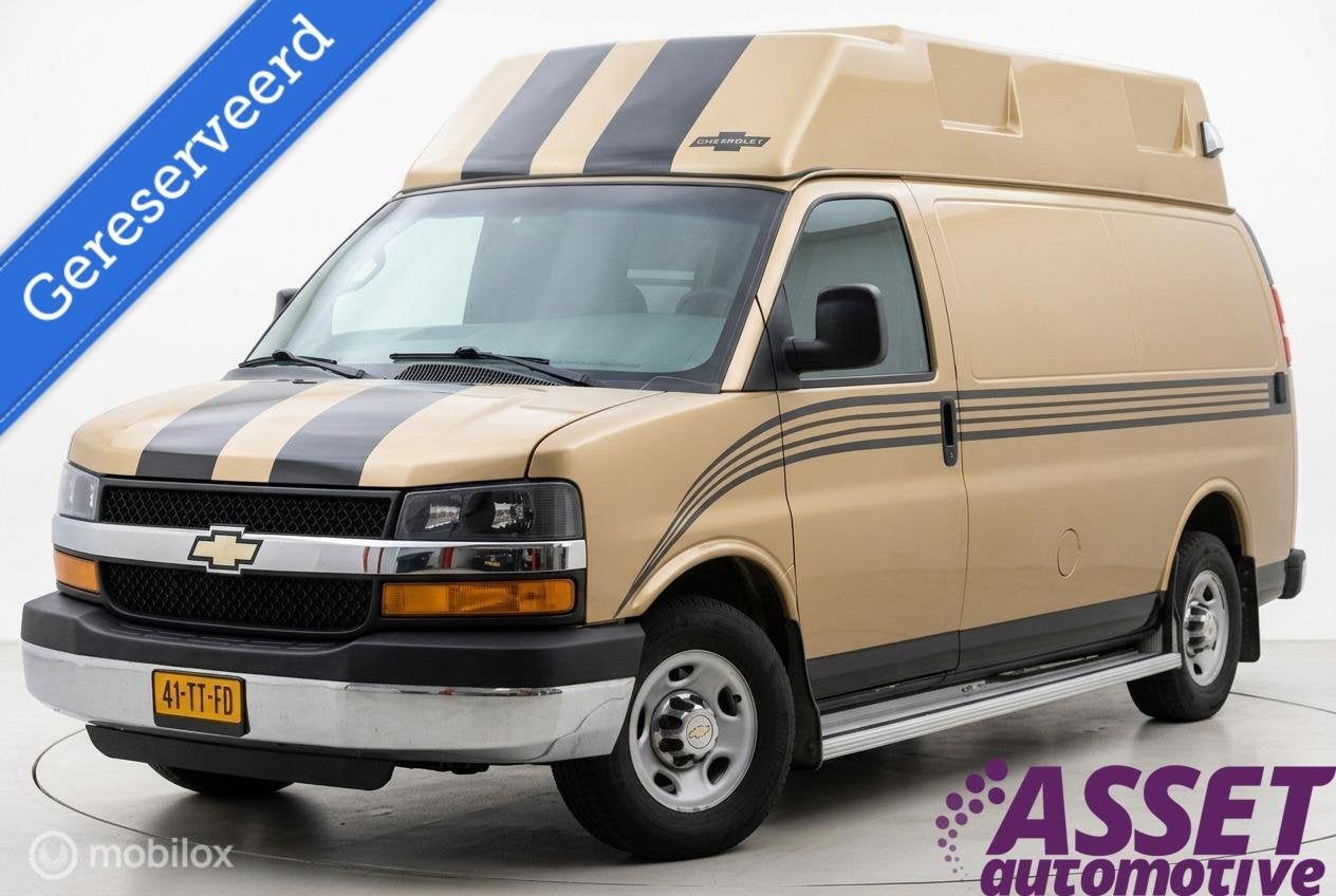 Chevrolet Chevy Van 6.0 V8 LPG | professionele camperombouw, Buscamper of Camperbus, 300 Renaissance Center, Detroit, MI 48265, Verenigde Staten (USA)