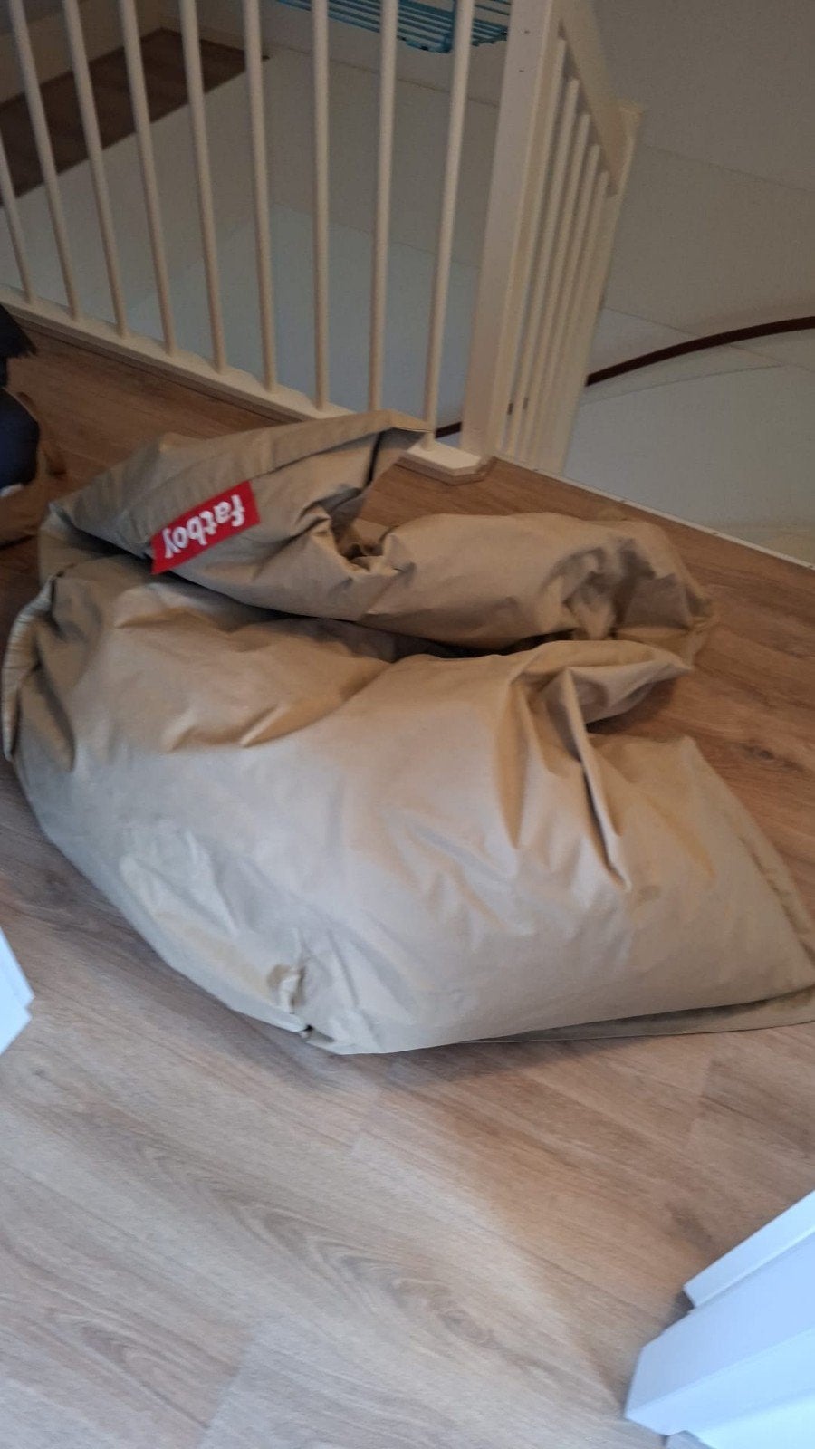 Fatboy Original Zitzak 140 x 180 cm, Ophalen, Gebruikt, Beige, Zitzak