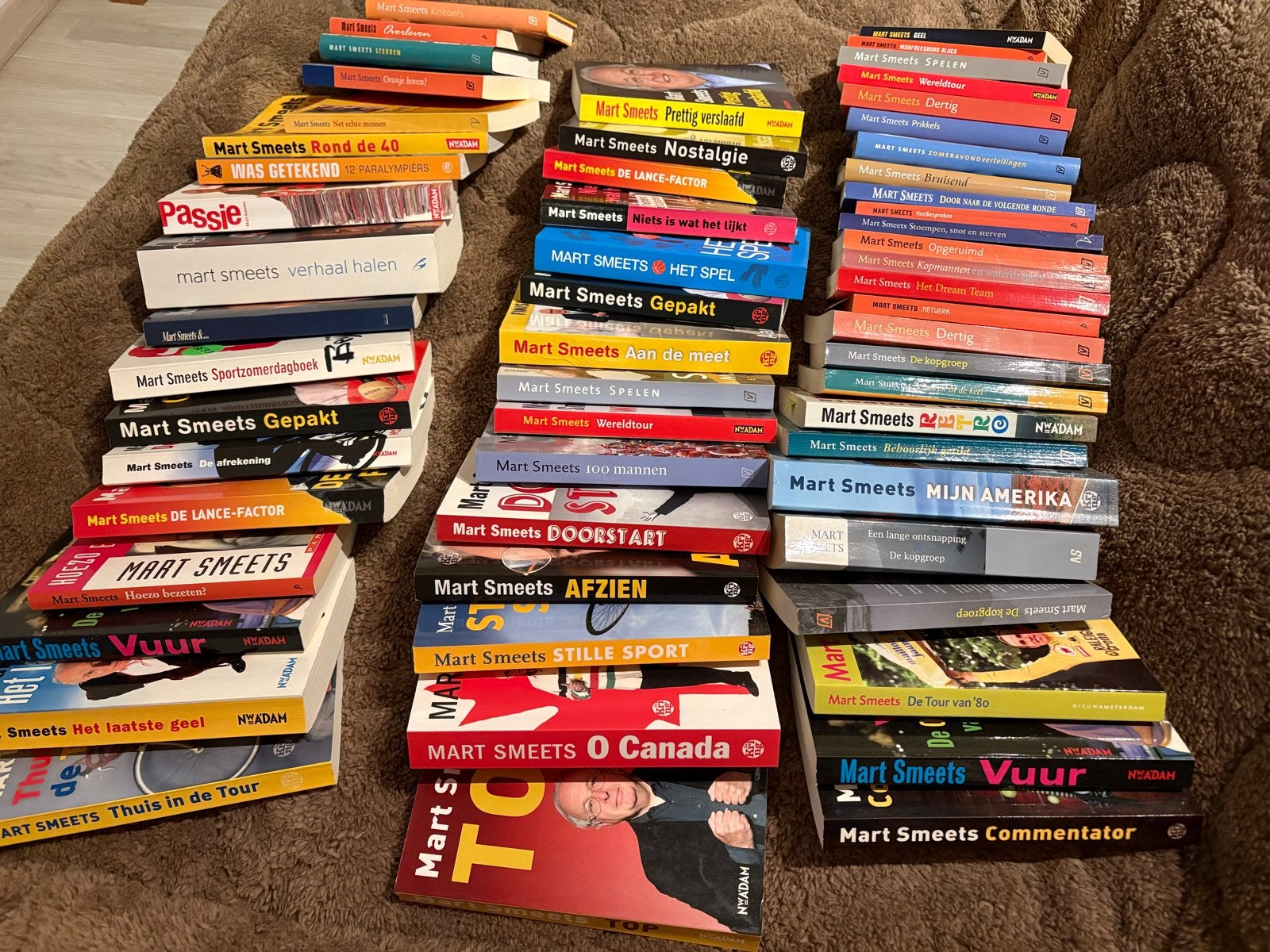 Grote collectie Mart Smeets boeken - Sport en meer, Boeken, Partijen en Verzamelingen, Ophalen of Verzenden, Zo goed als nieuw