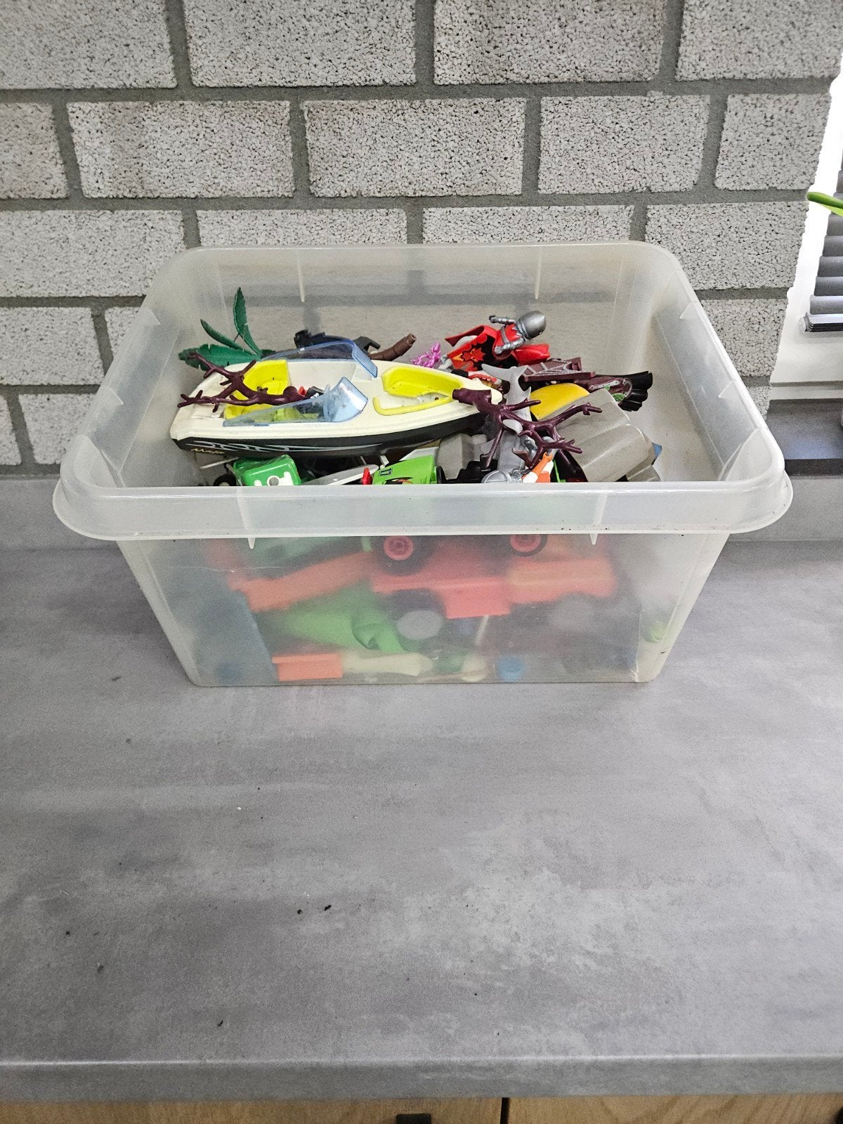 playmobil volle bak kist ridders poppetjes speelgoed, Kinderen en Baby's, Ophalen of Verzenden