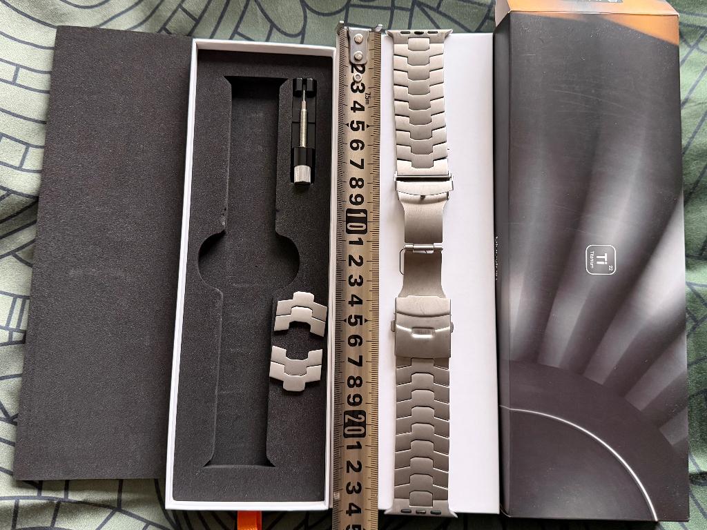Diverse horlogebanden voor de Apple Watch Ultra., Overige materialen, Polshorloge, Overige materialen, Zo goed als nieuw