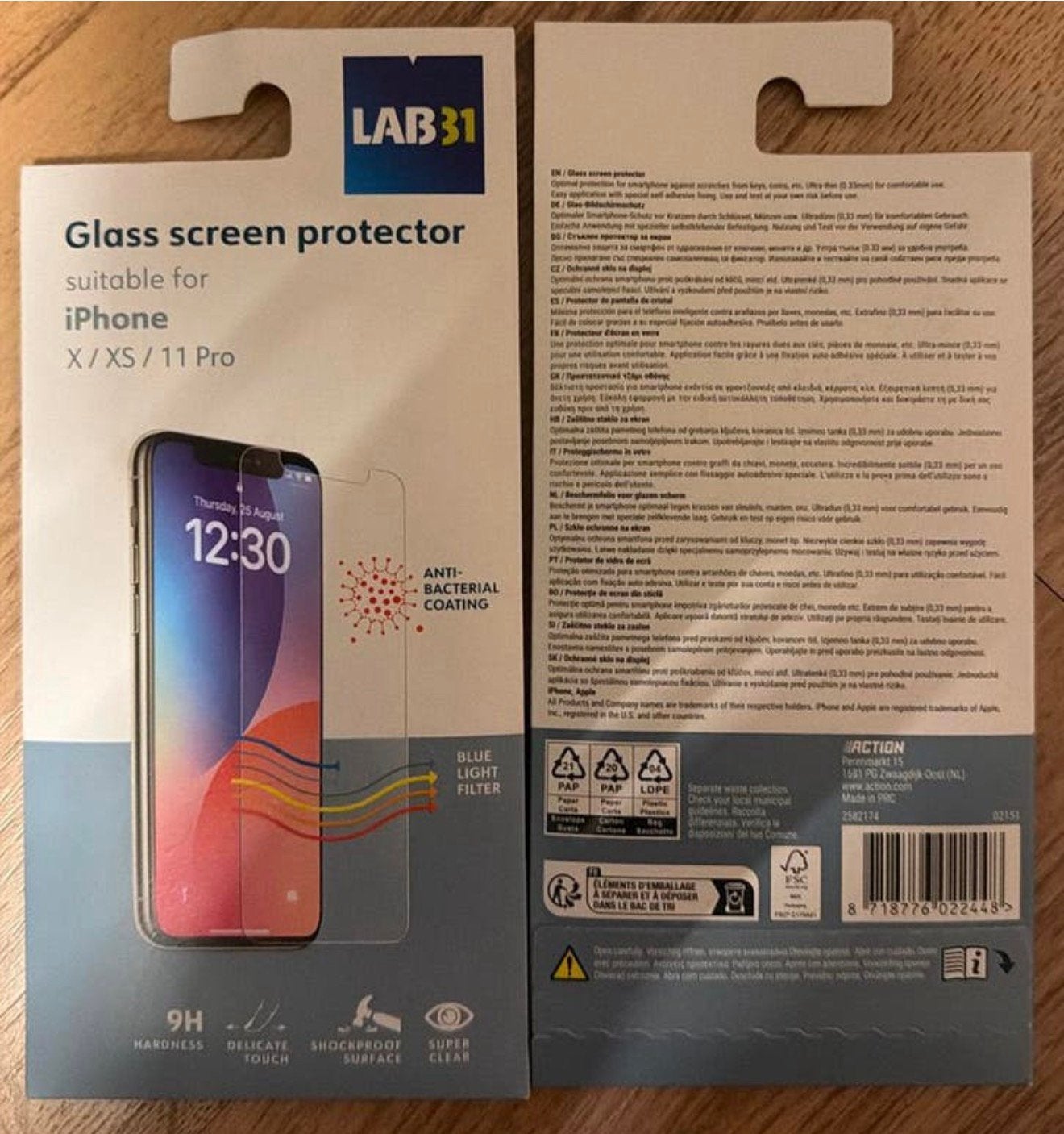 2x glas screen protector. iPhone X/XS/11 pro, Telecommunicatie, Mobiele telefoons | Hoesjes en Frontjes | Apple iPhone, IPhone X