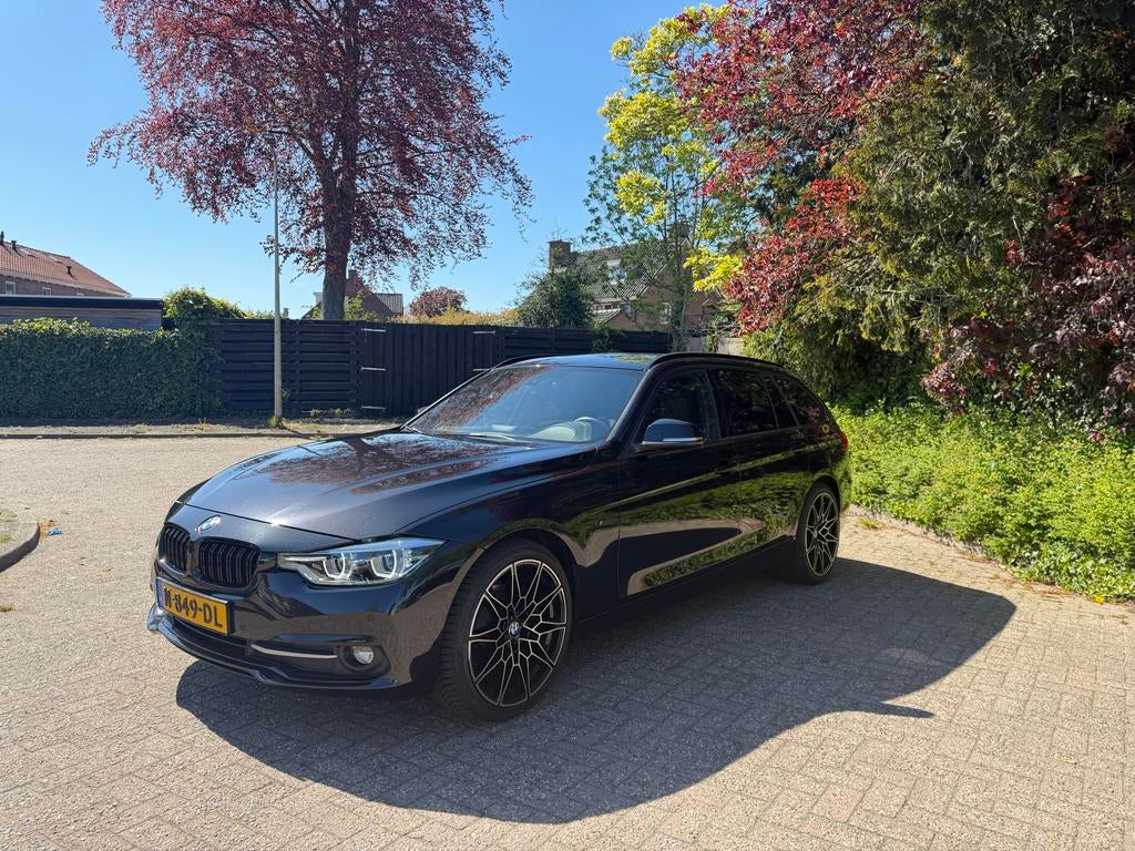 BMW 3-Serie 318D | 19” | Led | 2018 | zeer mooi!, Auto's, BMW, Automaat, 745 kg, Zwart, 4 cilinders