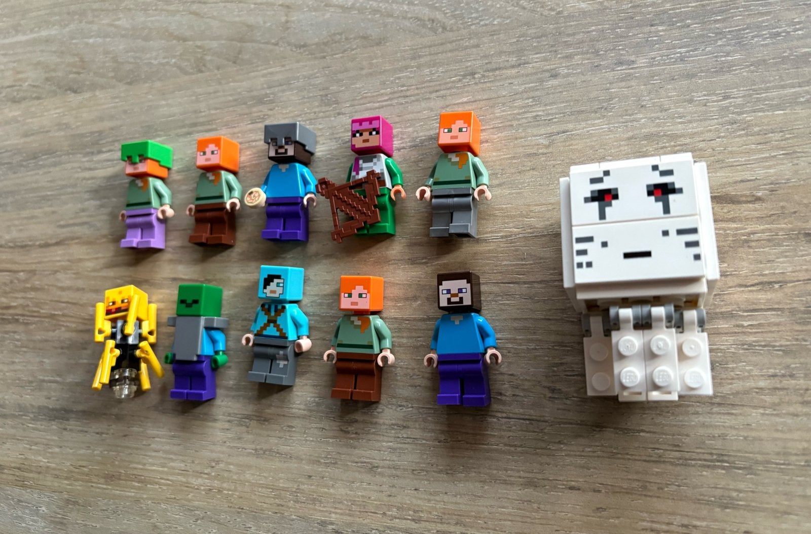 10 Lego minecraft minifiguren  18 euro vaste prijs  Bekijk, Kinderen en Baby's, Ophalen of Verzenden, Zo goed als nieuw