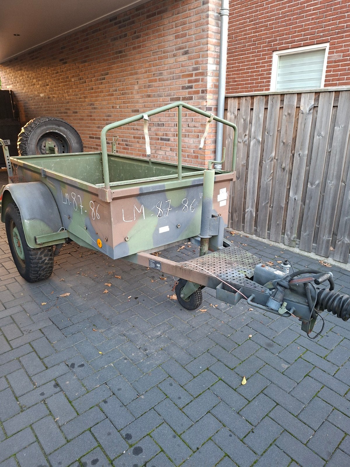 leger aanhanger daf ya willys reo m35 nekaf willys landrover, Ophalen of Verzenden