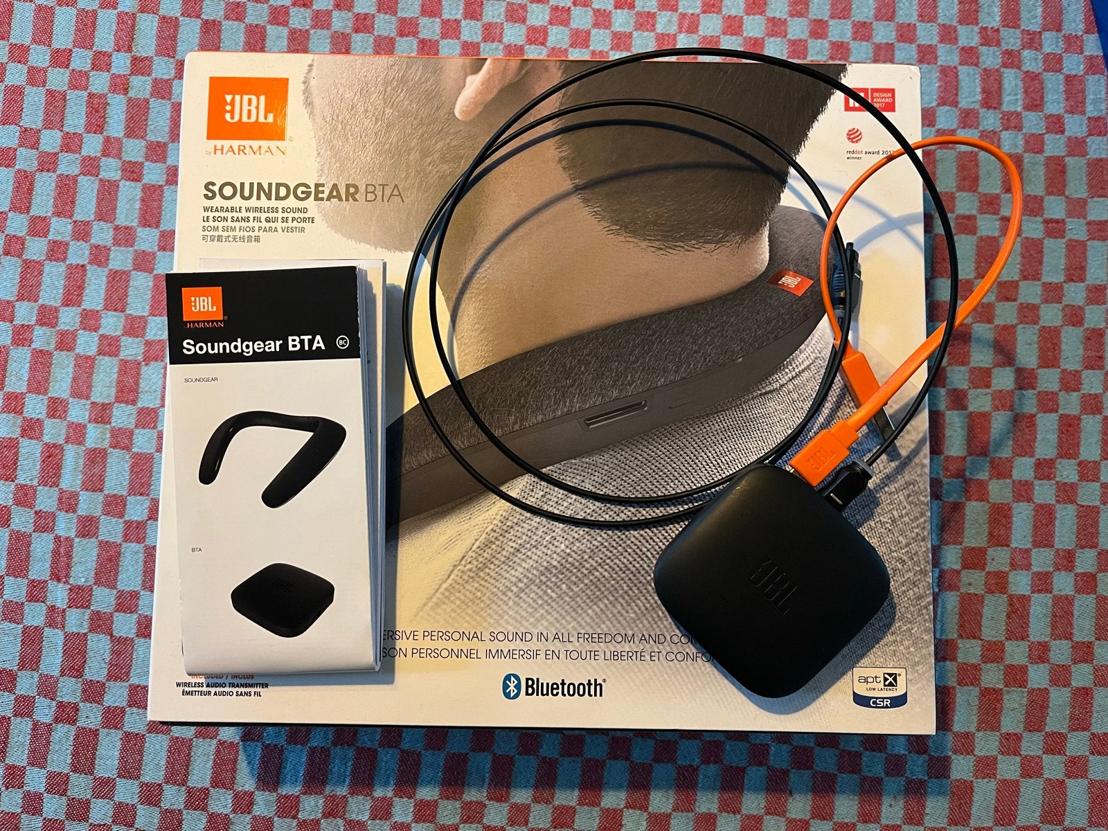 JBL Soundgear BTA Draagbare Bluetooth Speaker, Gebruikt, JBL, Bluetooth, Overige typen