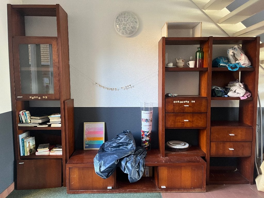 Mooie grote open kast, Ophalen, Gebruikt