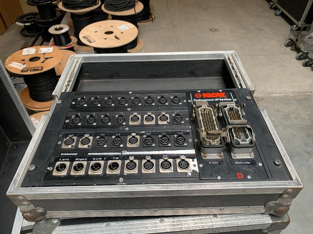 Klotz Stagebox 32-Kanaals // In Flightcase, Muziek en Instrumenten, Ophalen, Gebruikt, Apparatuur