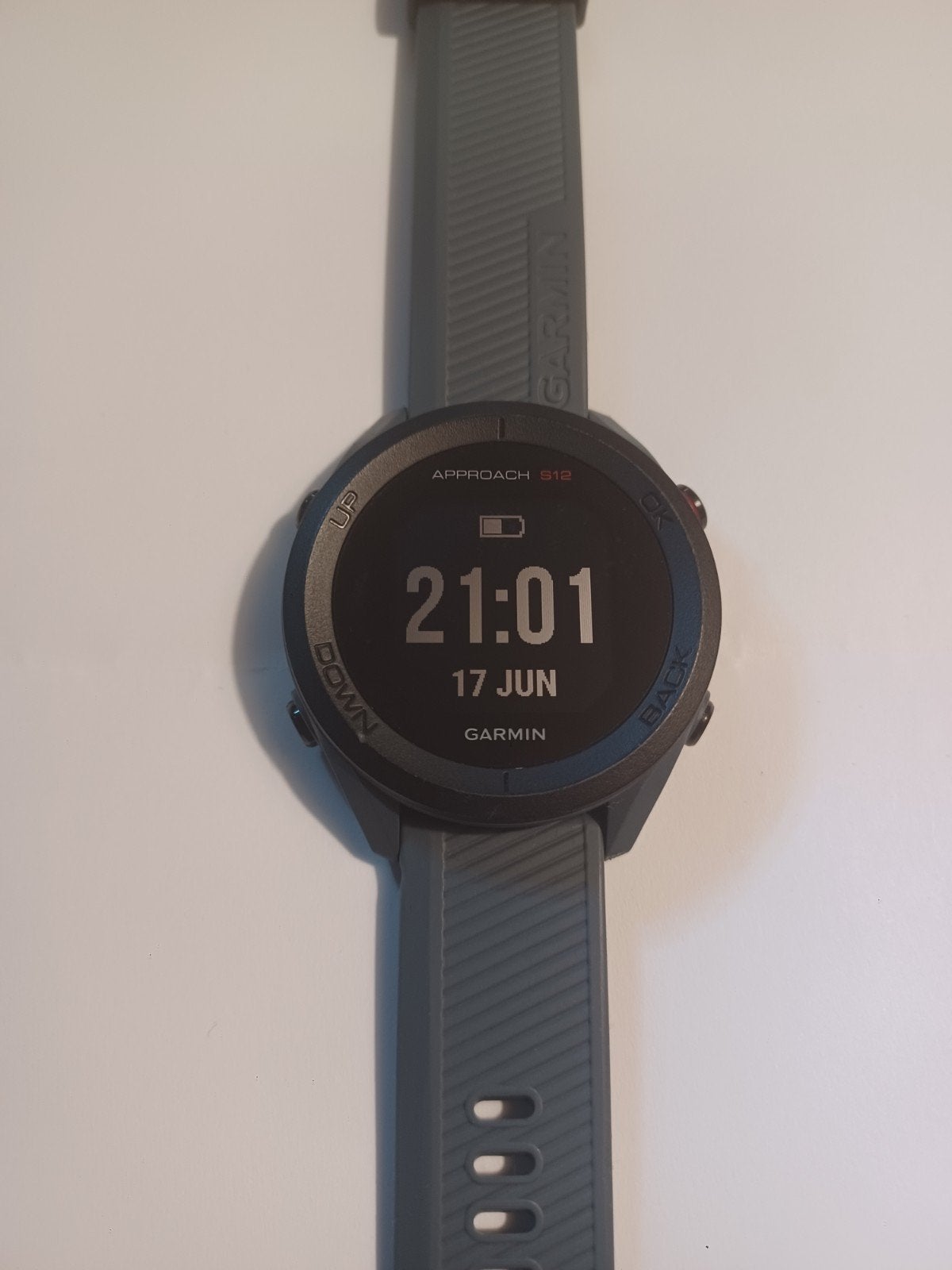 Garmin Approach S12 GPS Golfhorloge - Grijs, Garmin, Ophalen of Verzenden, Zo goed als nieuw, Afstand