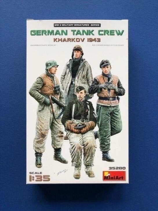 MiniArt	35280	German Tank Crew Kharkov 1943	1/35, Verzenden, Nieuw, 1:35 tot 1:50