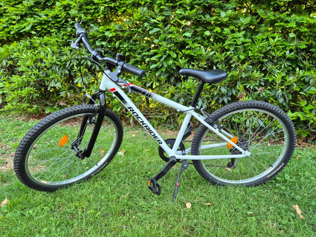 Rockrider mountainbike 24 inch - Wit/Zwart, Fietsen en Brommers, Fietsen | Heren | Herenfietsen, Versnellingen, Minder dan 49 cm